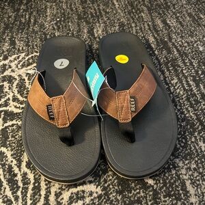 Mens reef flip flops sz7